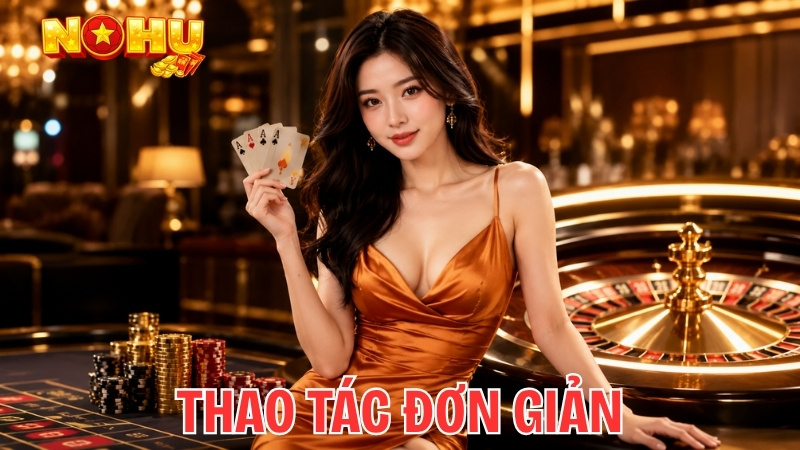Thao tác đăng ký đơn giản